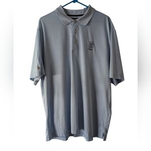 Oxford Super Dry Sky Blue Polo Shirt Size L